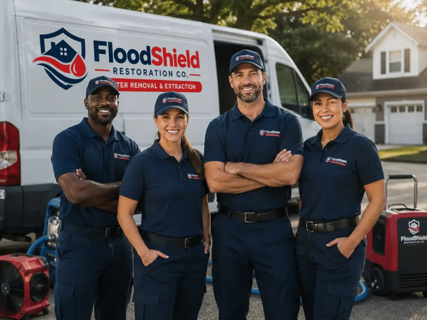 Flood Damage Restoration company in Emden, IL